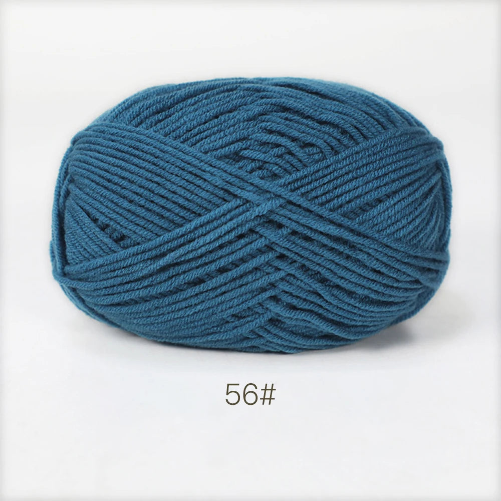 A1-a 50g/Set Soft Milk Cotton Yarn for Crochet Threads for Knitting