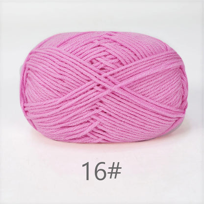 A1-a 50g/Set Soft Milk Cotton Yarn for Crochet Threads for Knitting