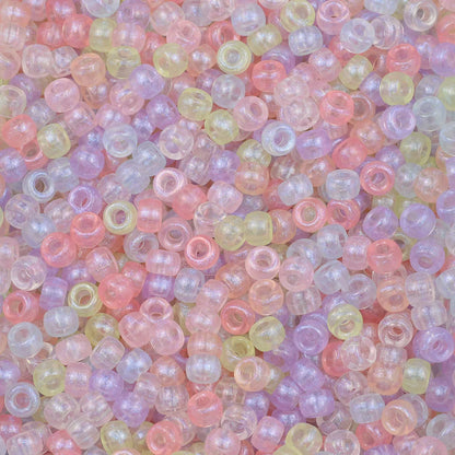 200-1200Pcs multi-colored Large Hole Pony Beads