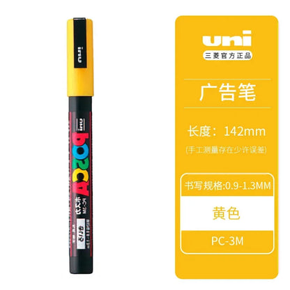 Uni Posca Full Marker PC-1M 3M 5M Multi-Colours Acrylic
