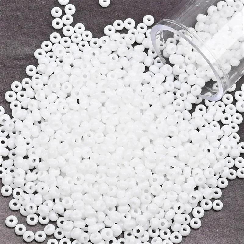 12Grams/Tube 2mm Metallic Seed Beads Japanese Round Glass Seedbeads 1200pcs