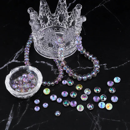 6mm 8mm Austria Crystal Beads 96 Faceted Round Loose Spacer Beads