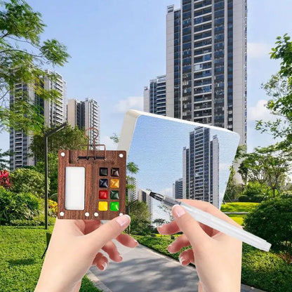 Travel Paint Palette Kit Portable Paint Palette With Clip