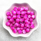 4/6/8/10mm Pattern Round Glass Beads Loose Spacer Beads
