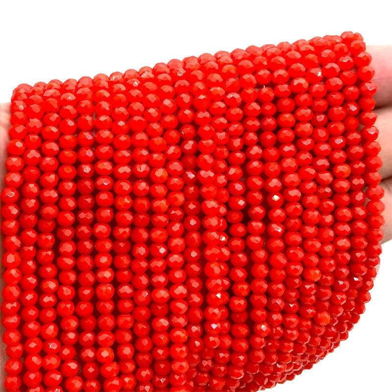 Multicolor 2 3 4 6 8mm Austria Faceted Crystal Beads