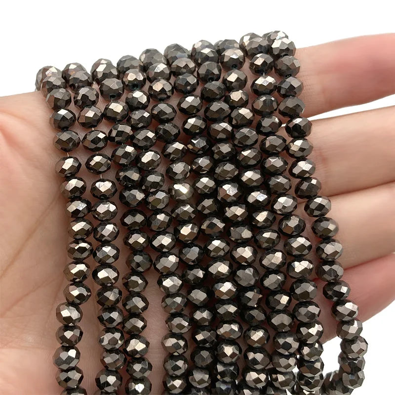 2 3 4 6 8mm Austria Faceted Crystal Beads Rondelle