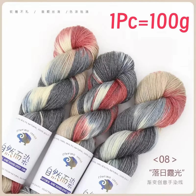1Pc 100g/roll Merino Wool