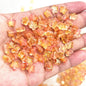 New 30pcs 8mm Five-pointed Star Matte Glass Beads Loose Spacer Beads