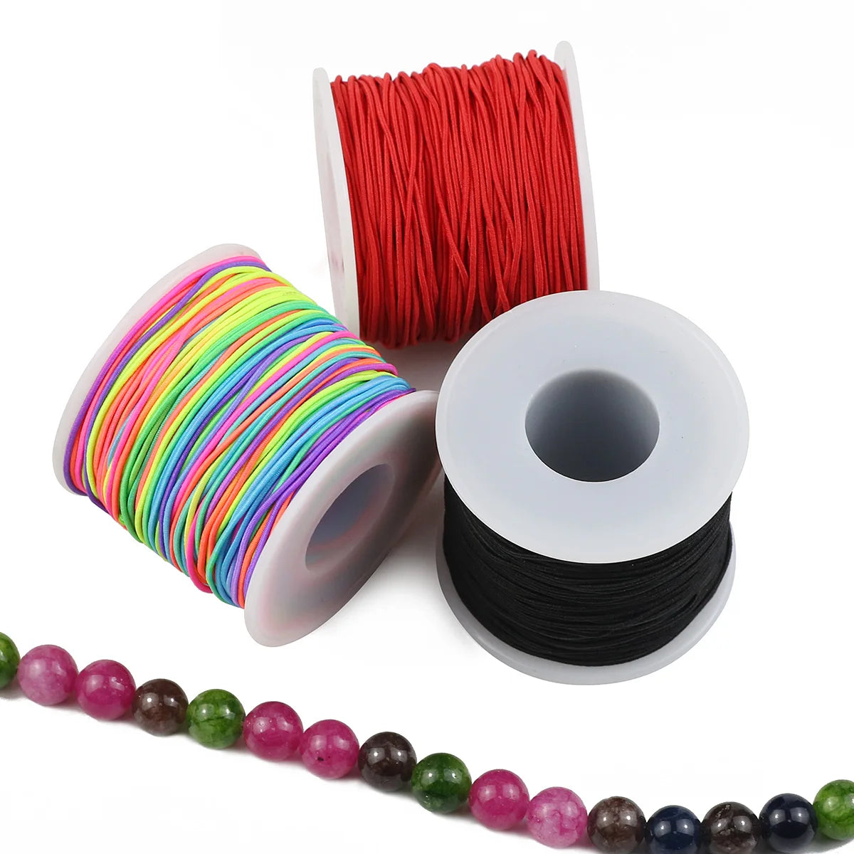 Rainbow Elastic Beading Cord