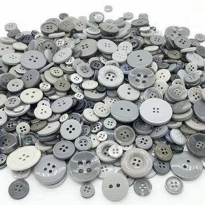50Gram  Mix size wooden buttons