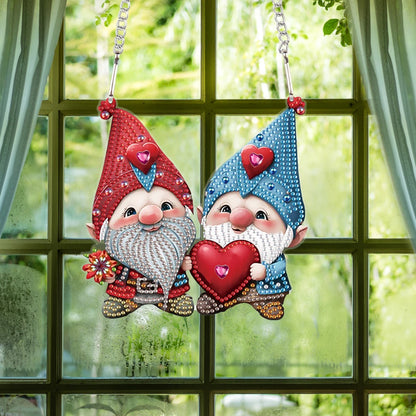 Valentines Day Love Puppy Diamond Art Pendant Kit