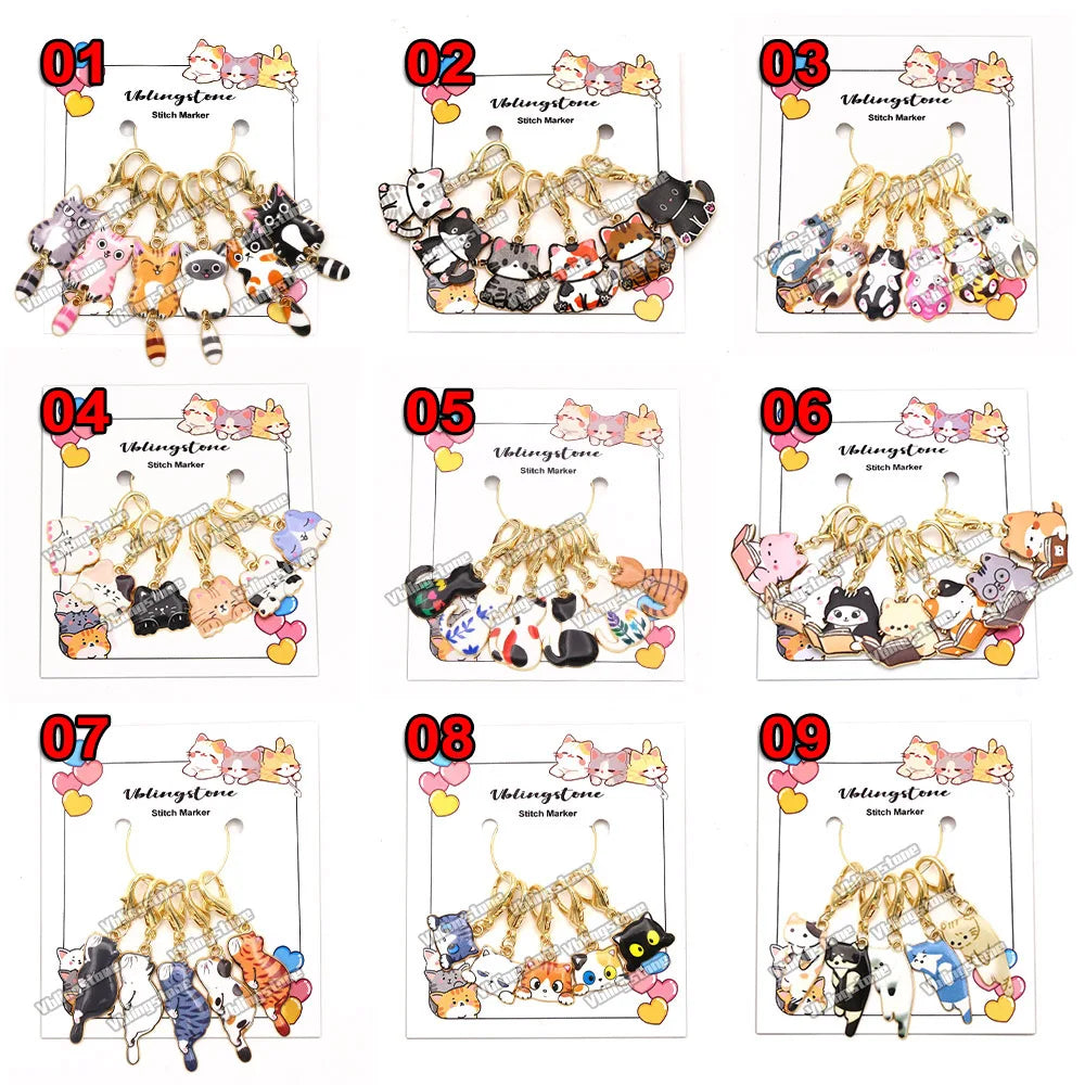 Cat Knitting Stitch Markers