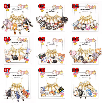 Cat Knitting Stitch Markers