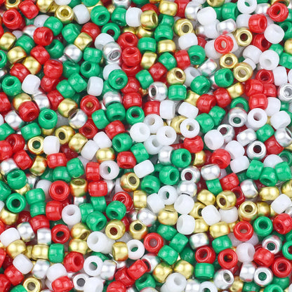 200-1200Pcs multi-colored Large Hole Pony Beads