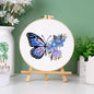 Embroidery Kit Butterfly Printed Pattern for Beginner
