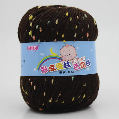 High Quality Wool Thread Eco-dyed Needlework Baby Cotton Cashmere Yarn