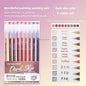 LANGUO 207/4 Colors Glitter Acrylic 0.5/1.0mm Gel Pen