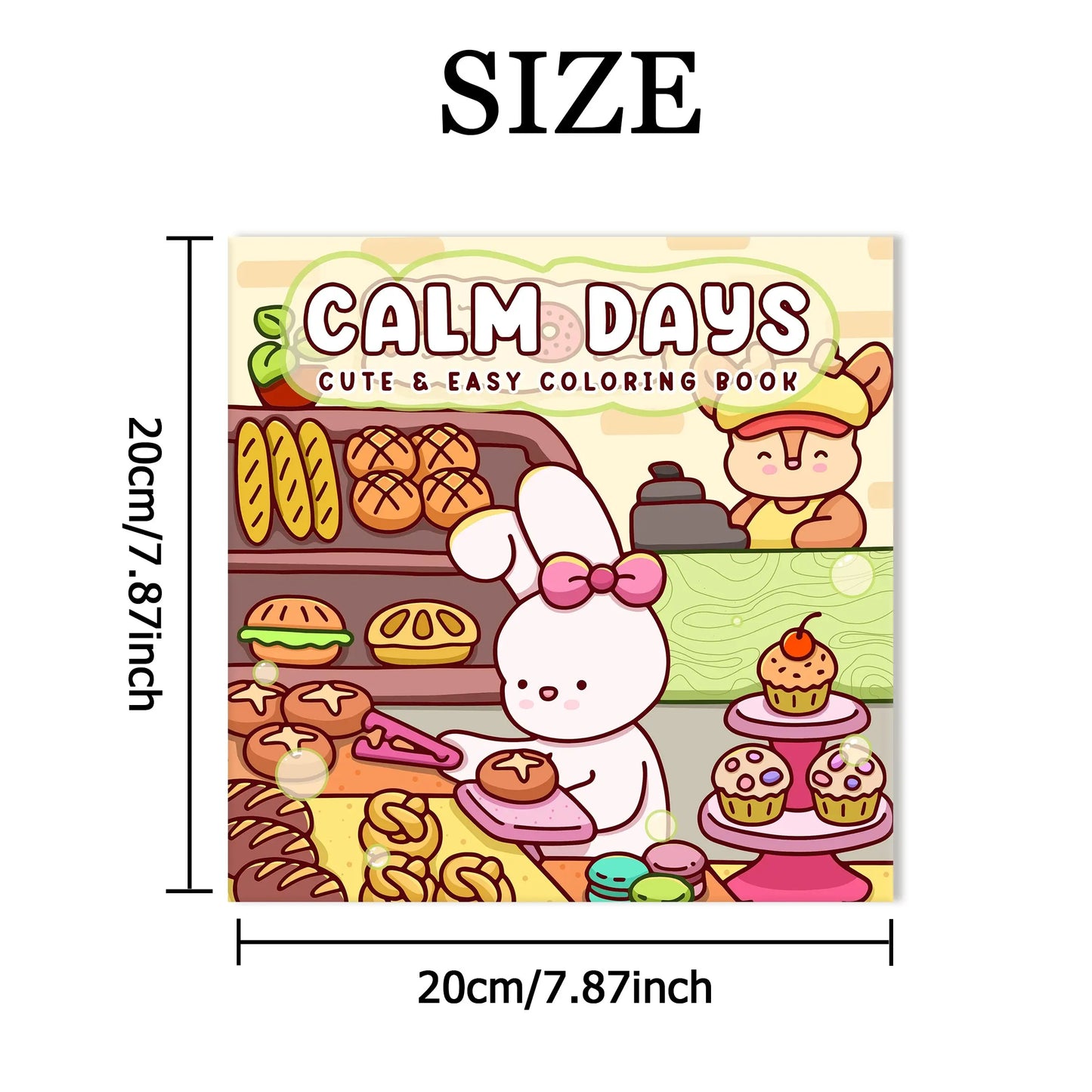CALM DAYS Bold-easy Patterns Coloring Book