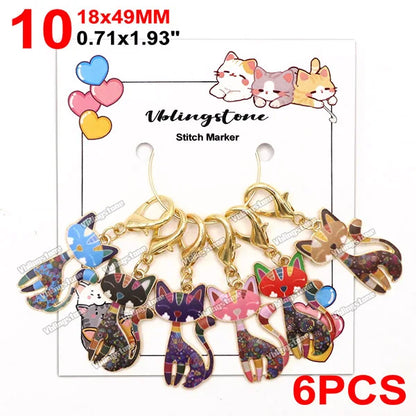 Cat Knitting Stitch Markers