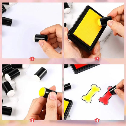 10PCS Finger Painting Sponge Daubers