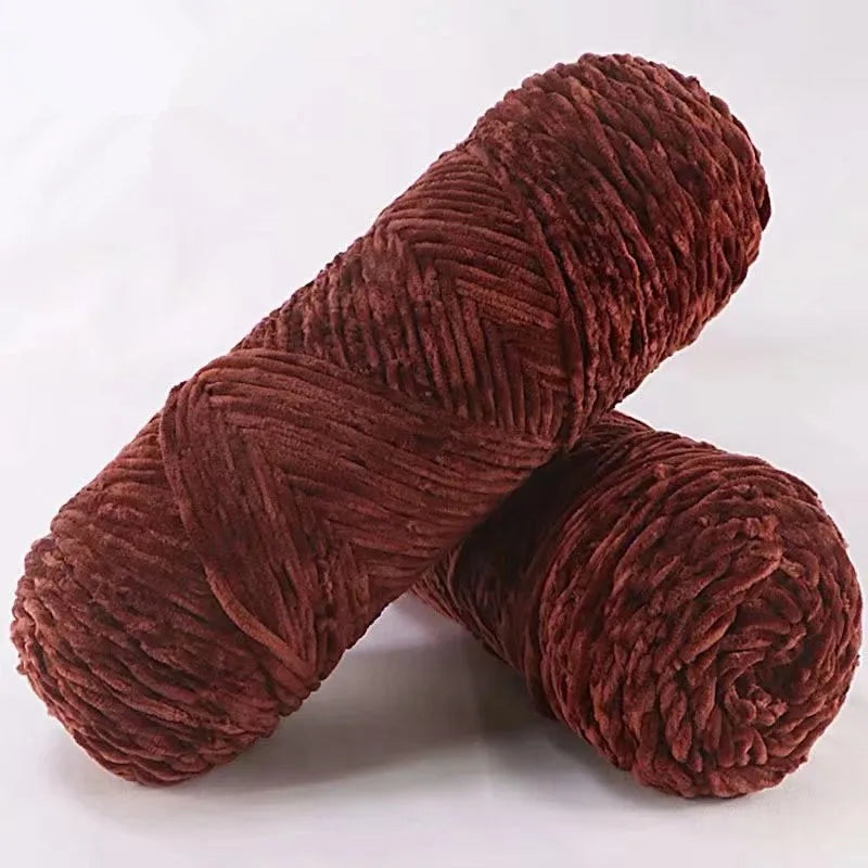 DIY 100% Polyester  Velvet Yarn