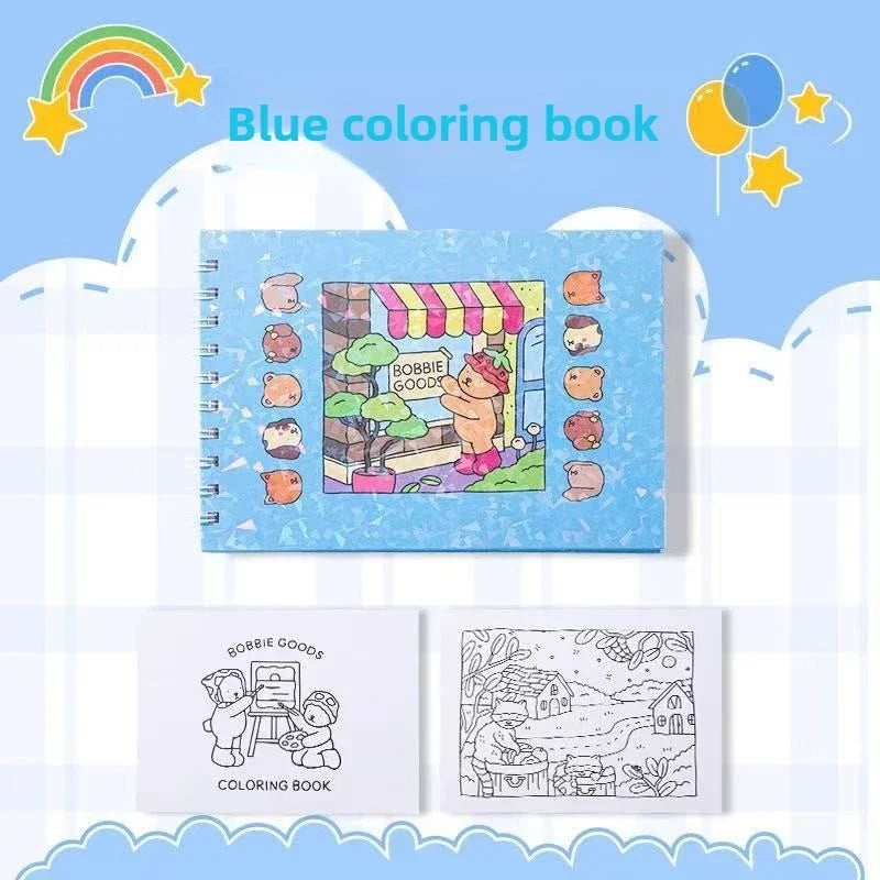 Hand-Drawn Sketch Coloring Book for Adults & Teens