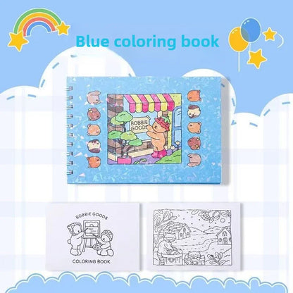 Hand-Drawn Sketch Coloring Book for Adults & Teens