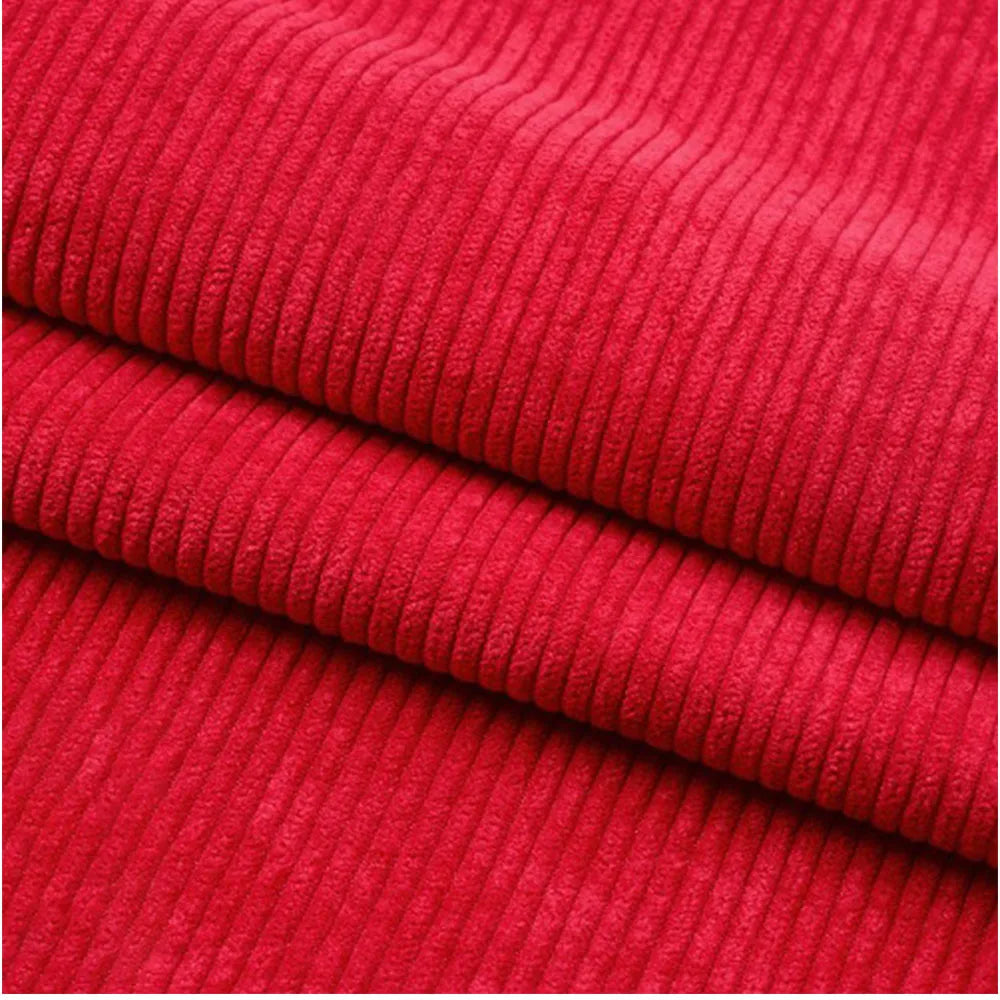 50*150cm Corduroy Fabric Solid Color Stripe