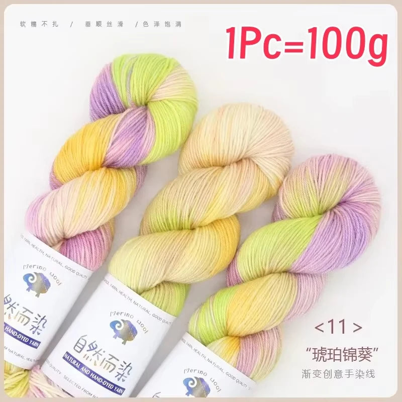 1Pc 100g/roll Merino Wool