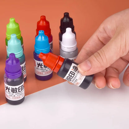 10ml Refill Ink 13 Color Rubber Stamp Oil