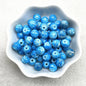 4/6/8/10mm Pattern Round Glass Beads Loose Spacer Beads