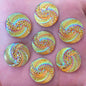 New 20pcs 20mm AB Resin Round FlatBack Rhinestone