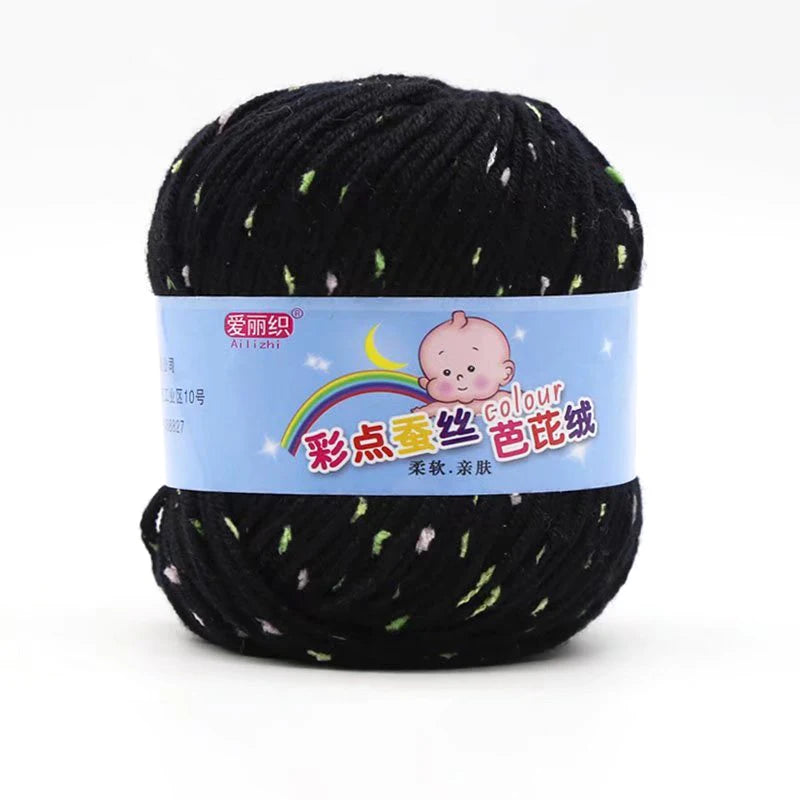 High Quality Wool Thread Eco-dyed Needlework Baby Cotton Cashmere Yarn