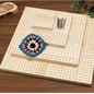 Wooden Crochet Knitting Board Reusable