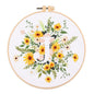 Letter Embroidery DIY Flowers Painting Full Needlework Bag