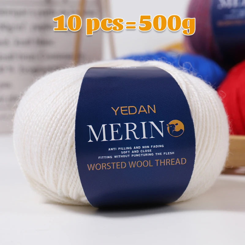 500g fine fine wool yarn