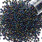 12Grams/Tube 2mm Metallic Seed Beads Japanese Round Glass Seedbeads 1200pcs