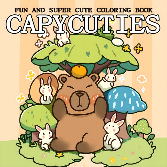 CAPYCUTIES Bold-easy Patterns Coloring Book