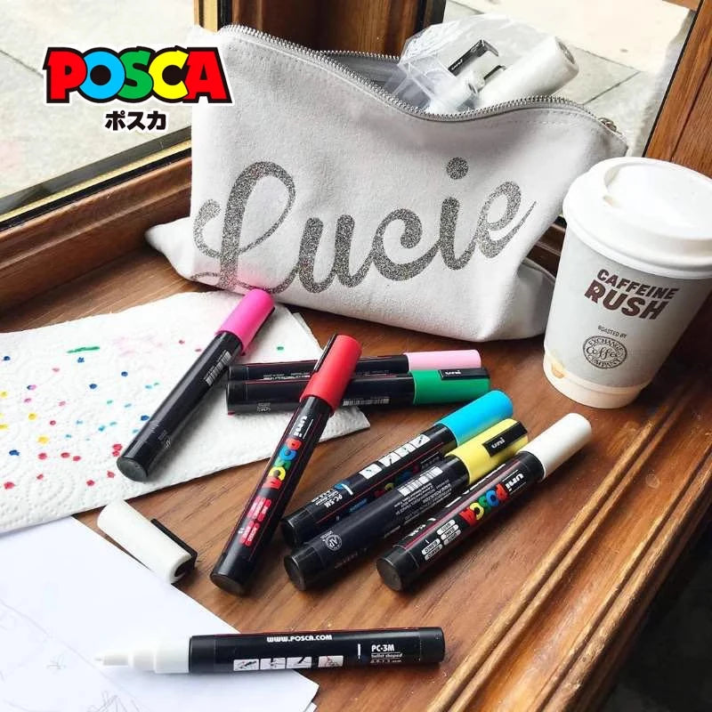 New Uni Posca Marker Pen Set PC-1M/3M/5M/8K/17K