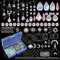 200pcs/set DIY Suncatcher Colorful Glass Hanging Crystals