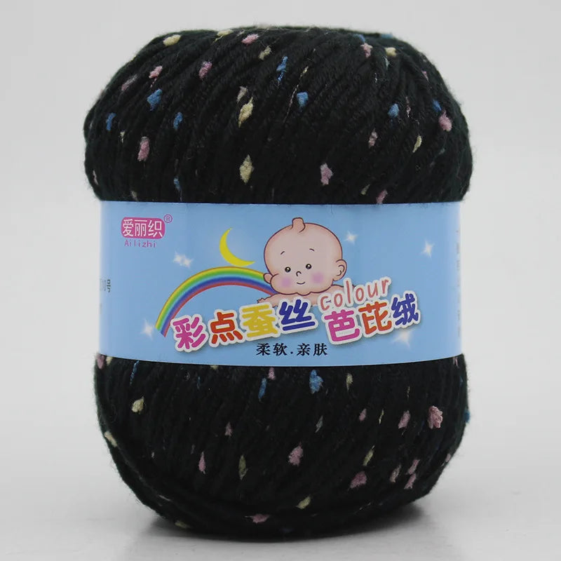 High Quality Wool Thread Eco-dyed Needlework Baby Cotton Cashmere Yarn