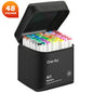 Professional Art Marker Set Artist Drawing Alcohol Markers Dual Tip(Brush Tip+Broad Tip)