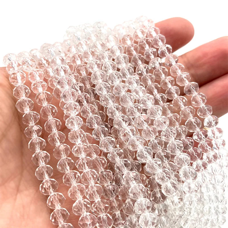 2 3 4 6 8mm Austria Faceted Crystal Beads Rondelle