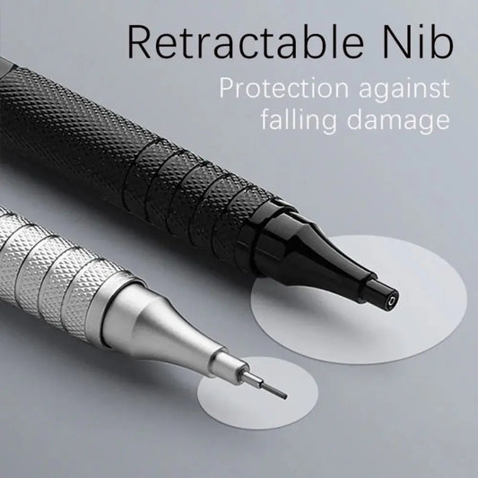 Professional Metal Low Gravity Automatic Pencil 0.3/0.5/0.7/0.9/2.0mm  Mechanical Pencil