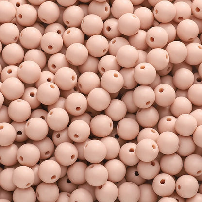 50-100pcs 8/10mm Acrylic Frosted Matte Round Beads Multi Color