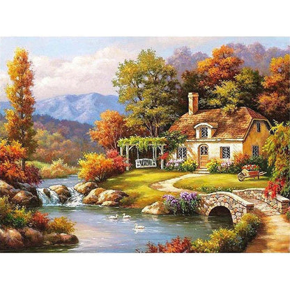 Meian Landscape DIY 11CT Cross Stitch Embroidery Kits