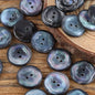 10pcs 11.5mm/15mm Imitation Shell Colorful Sewing Buttons Round