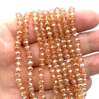 2 3 4 6 8mm Austria Faceted Crystal Beads Rondelle