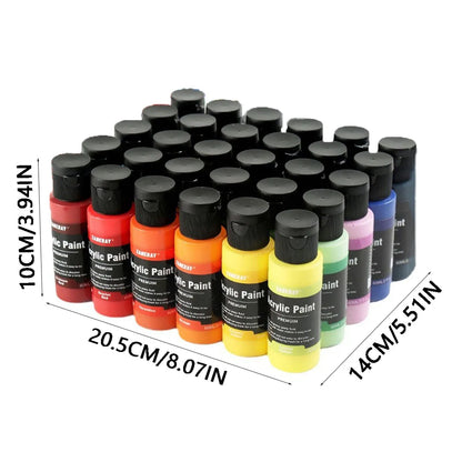 24-Color 60ML Acrylic Paint Set