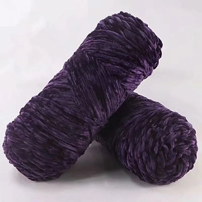 DIY 100% Polyester  Velvet Yarn